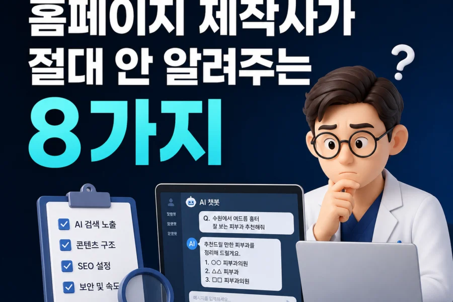 챗지피티로 온 환자 확인하는 법, 병원 홈페이지 AI 검수 8가지 (GA4 캡처 공개) 대표 이미지